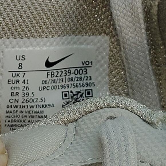 Nike Lebron Witness Gray Basketball Sneakers - Size 8 - Picture 9 of 9